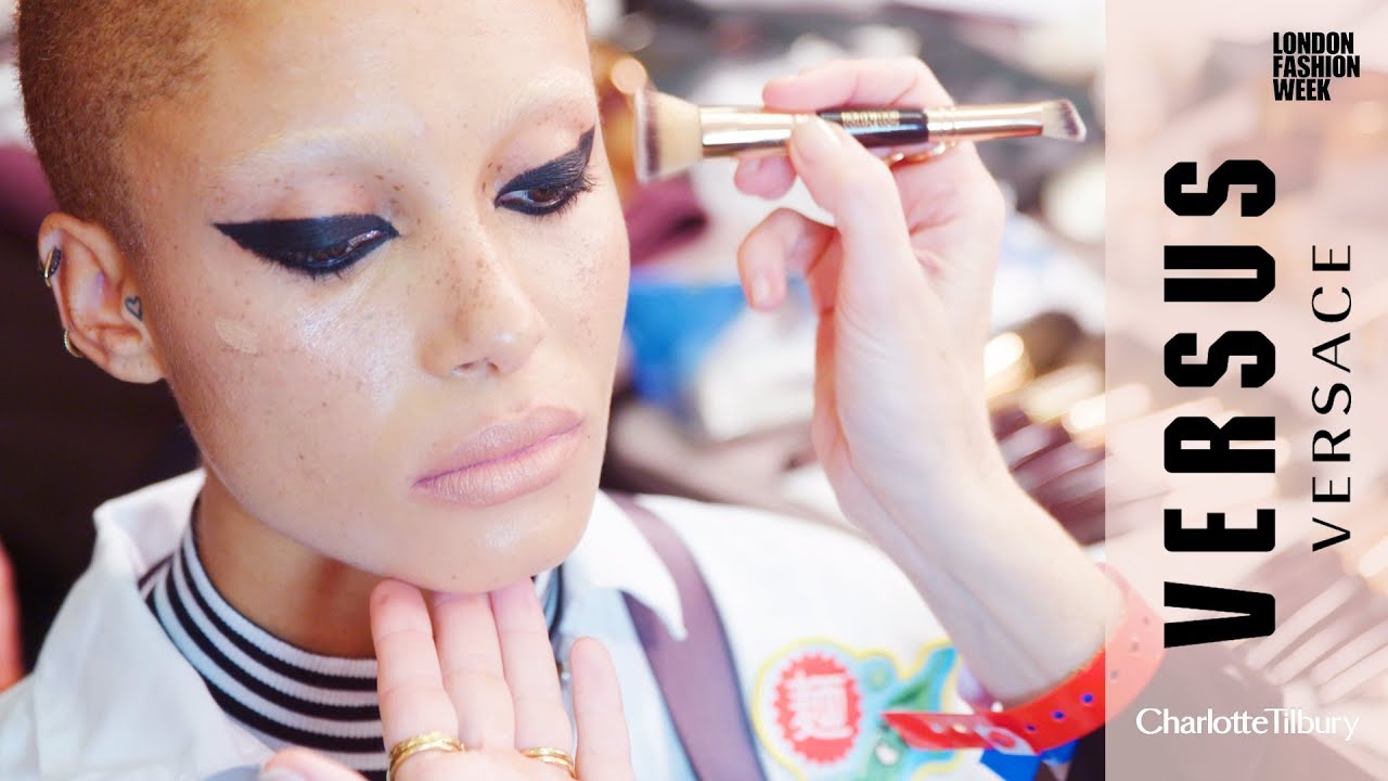 Behind The Scenes Versus By Versace Makeup For London Fashion Week