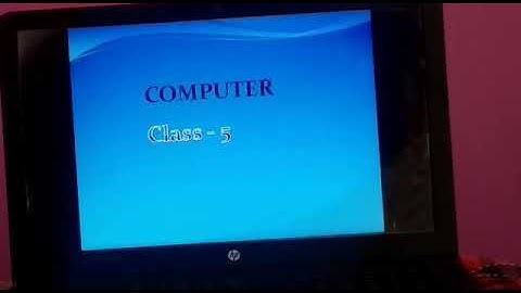 Class 5 Computer Chapter 1 Evolution Of Computer