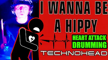 Technohead - I wanna be a hippy - Heartattack Version! DRUMCOVER