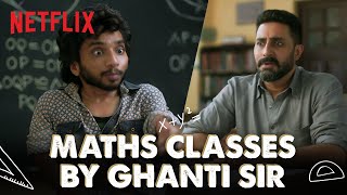 Abhishek Bachchan Learns Maths From @iamchotemiyan | Dasvi | Netflix India