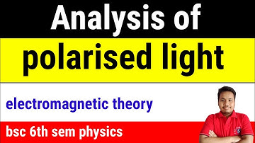 analysis of polarized light