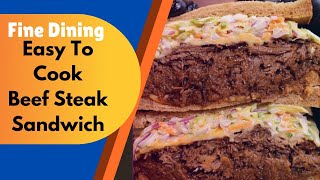 Easy To Cook Beef Steak Sandwich #food #youtube #viral #cooking #cookingchannel