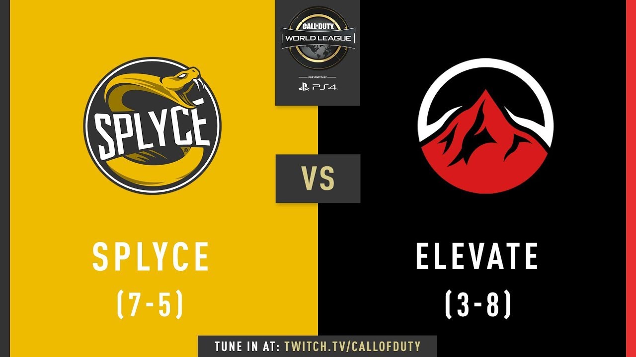 Splyce vs Elevate | CWL Pro League 2019 | Division B | Week 9 | Day 2