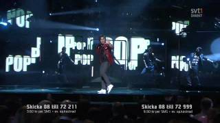 Vignette de la vidéo "8. Eric Saade - Popular (Melodifestivalen 2011 Deltävling 3) 720p HD"