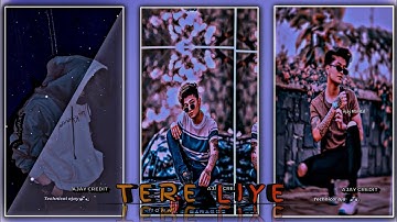 🔥😎Tere Liye Song Xml | New Alight Motion Video Editing | Atitude Boy