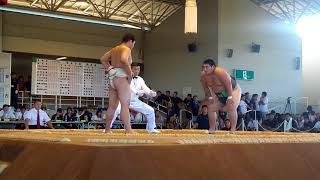 20170903 選抜高校相撲宇佐大会 団体決T 二回戦 日田林工ー三本木農業