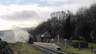 34046 on the ELR: 21/12/2012: Irwell Vale
