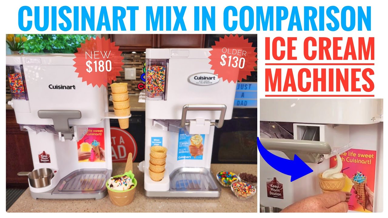 Cuisinart Mix It In Soft Serve Ice Cream Maker Comparison NEW ICE