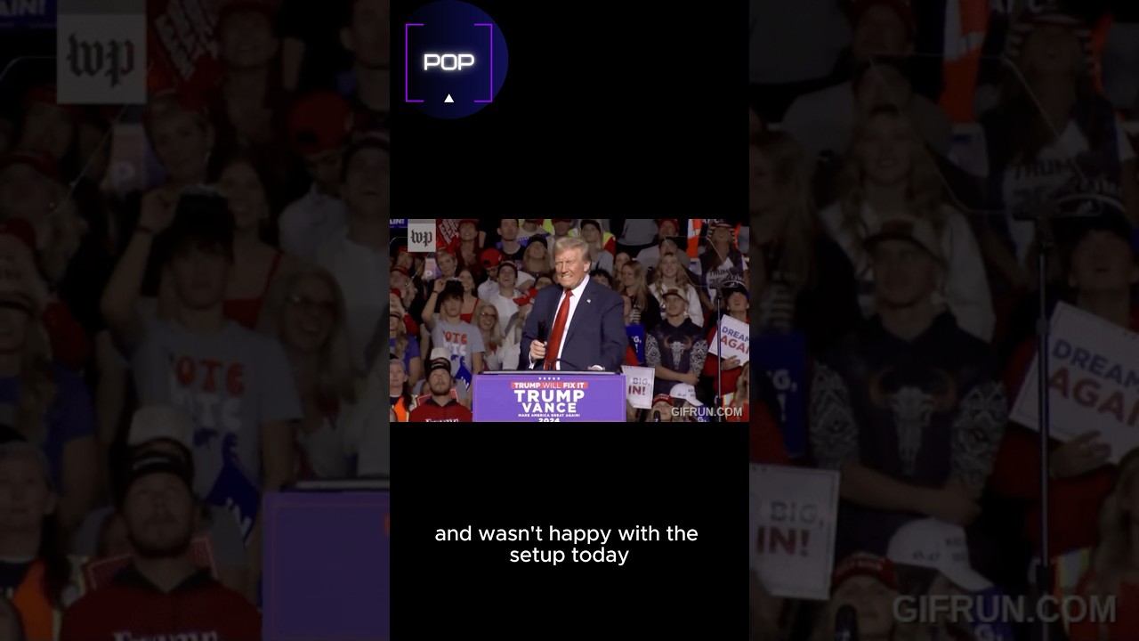 Chaos at Trump’s Rally: Mic Issue Lead to Wild Reactions!