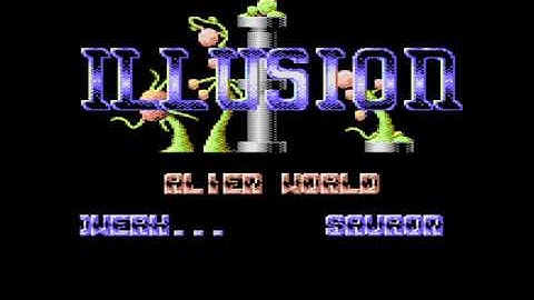 Illusion Intro - Commodore 64 - C64 - Alien World - Cracktro