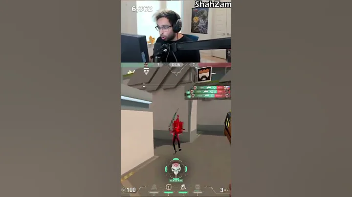 Shahzam : "That Was INSANEEEEEE!!" #valorant #shorts
