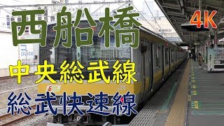 西船橋駅／JR総武線E231系500番台(Nishi Funabashi Station)