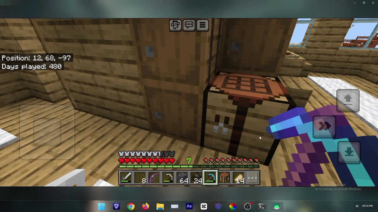 playing mcpe