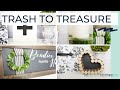 TRASH TO TREASURE MAKEOVERS - Trash to Treasure Farmhouse Decor - Home Decor on a Budget