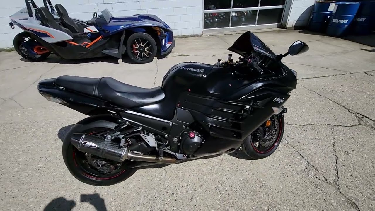 USED 2014 KAWASAKI ZX 14R FOR SALE IN MICHIGAN FP8582 - YouTube