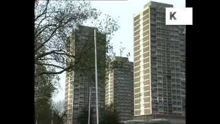 1990s Hackney Downs Tower Blocks, East London