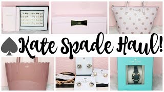 Kate Spade Haul ♡ Handbags, Accessories, Jewelry & Decor