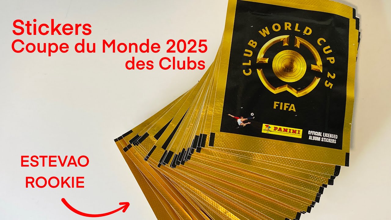 Panini Clubs World Cup 2025 - Boîte De 36 Pochettes De Stickers Officiels FIFA