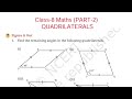 Page 102 / Quadrilaterals/ Figure it Out /Class-8 Maths Chapter-4 Exercise Question Answer Solution 