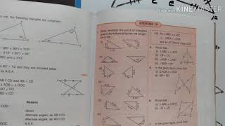 CONGRUENT TRIANGLES PART II ICSE MATHS VII STD