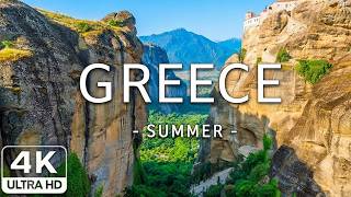 GREECE 4K • Peaceful Nature Escape with Relaxing Piano Music • 4K Ultra Video UHD