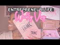 WEEKLY ENTREPRENEUR VLOG: Thank You Cards, Custom Packaging, Cricut Fails & More! 🥰 | Rain Maya ♡