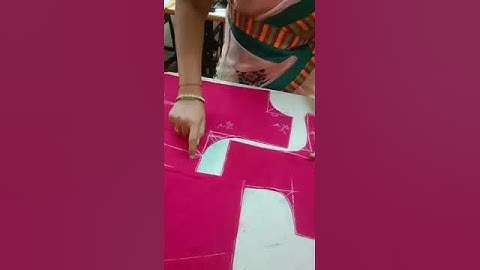 high neck blouse with 3tips#highneck#designerblouse#trending#blouse#blousecutting#tailoring#viral