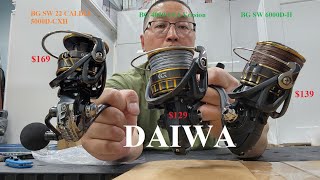 $169 Daiwa Japan BG SW 2022 CALDIA 5000D-CXH VS $129 DAIWA USA BG 4000 UNBOXING!