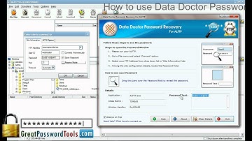Recover Lost Password: Password Recovery Software for ALFTP Client