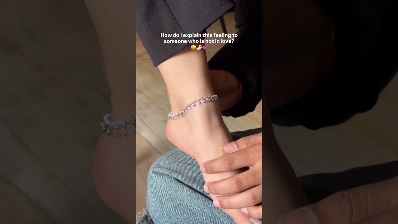 being loved properly 🥹| couples,relatable,anklet,silver jewellery,925 sterling silver,gift,for her