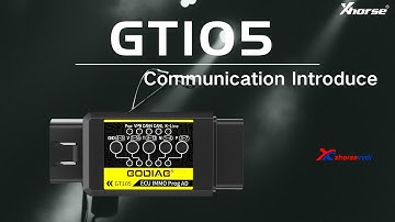 GODIAG GT105 ECU IMMO Prog Adapter Communication Introduction