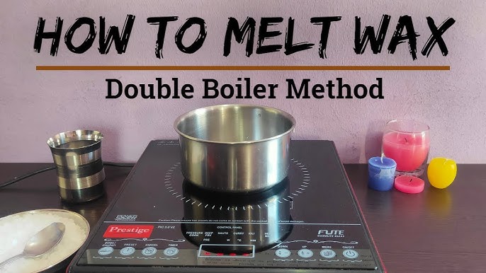 How To Use A Double Boiler #CosyOwlSupplies #waxmelting #candlemaking  #homefragrance 