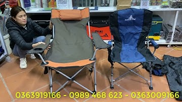 Ghế câu lục khung thép chịu lực test lên tới 180kg có 2 dạng ngả nằm như ghế lười tiện lợi