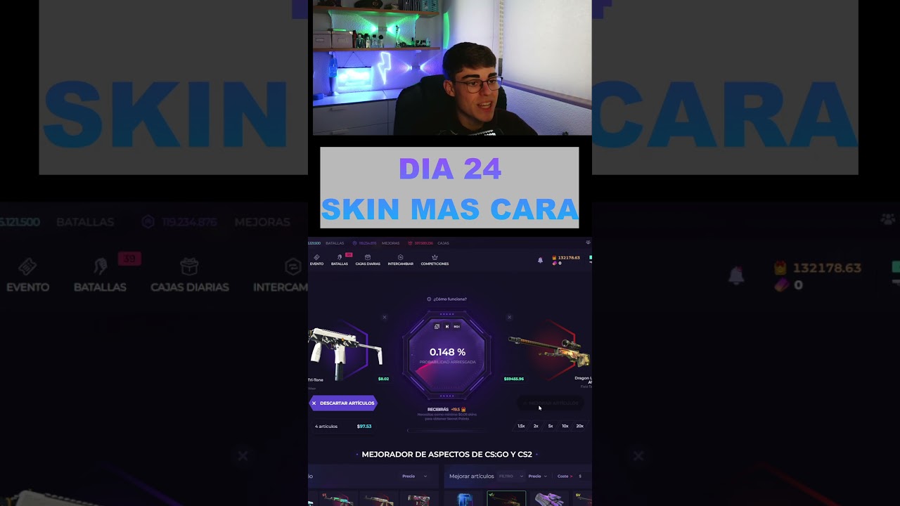2️⃣4️⃣60k$ Dragon Lore CONSIGUIENDO la SKIN MAS CARA de CS2
