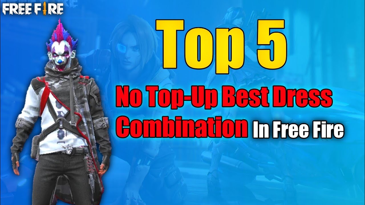 Best Pro Free Dress Combination | No Top Up Dress Combination | Free Fire  Dress Combination - YouTube