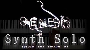 Follow You Follow Me - Synth Solo (Genesis Keyboard Cover) with Sonicprojects OP-X PRO-II