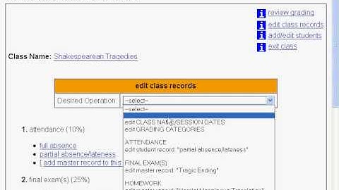GradeVault Gradebook: Changing A Student