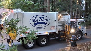 Lemay 3734 peterbilt 520 new way sidewinder on garbage 