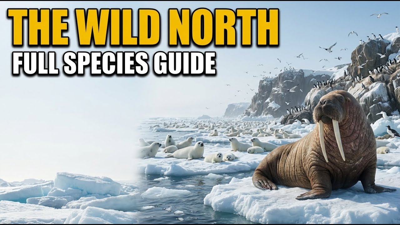 Surviving the Frozen Void: 12 Arctic Animals on the Brink | 4K Documentary