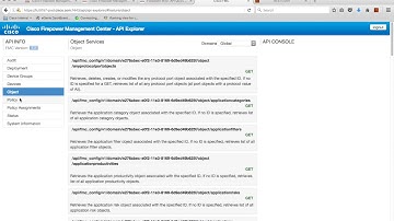 Getting Started with Firepower Management Center (FMC) APIs