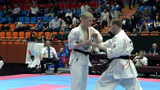 European Championship in Armenia, Luke Baldwin (GBR) vs Jonas Rosin (SWE)