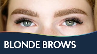 Tinting BLONDE eyebrows | NEVER DO THAT! Shade selection