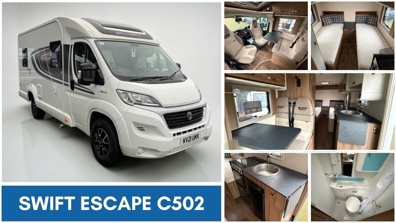 Swift Escape Compact C502 Motorhome for Sale at Yorkshire Caravans & Motorhomes