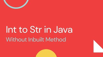 Integer to String Without Using Inbuilt Method in Java