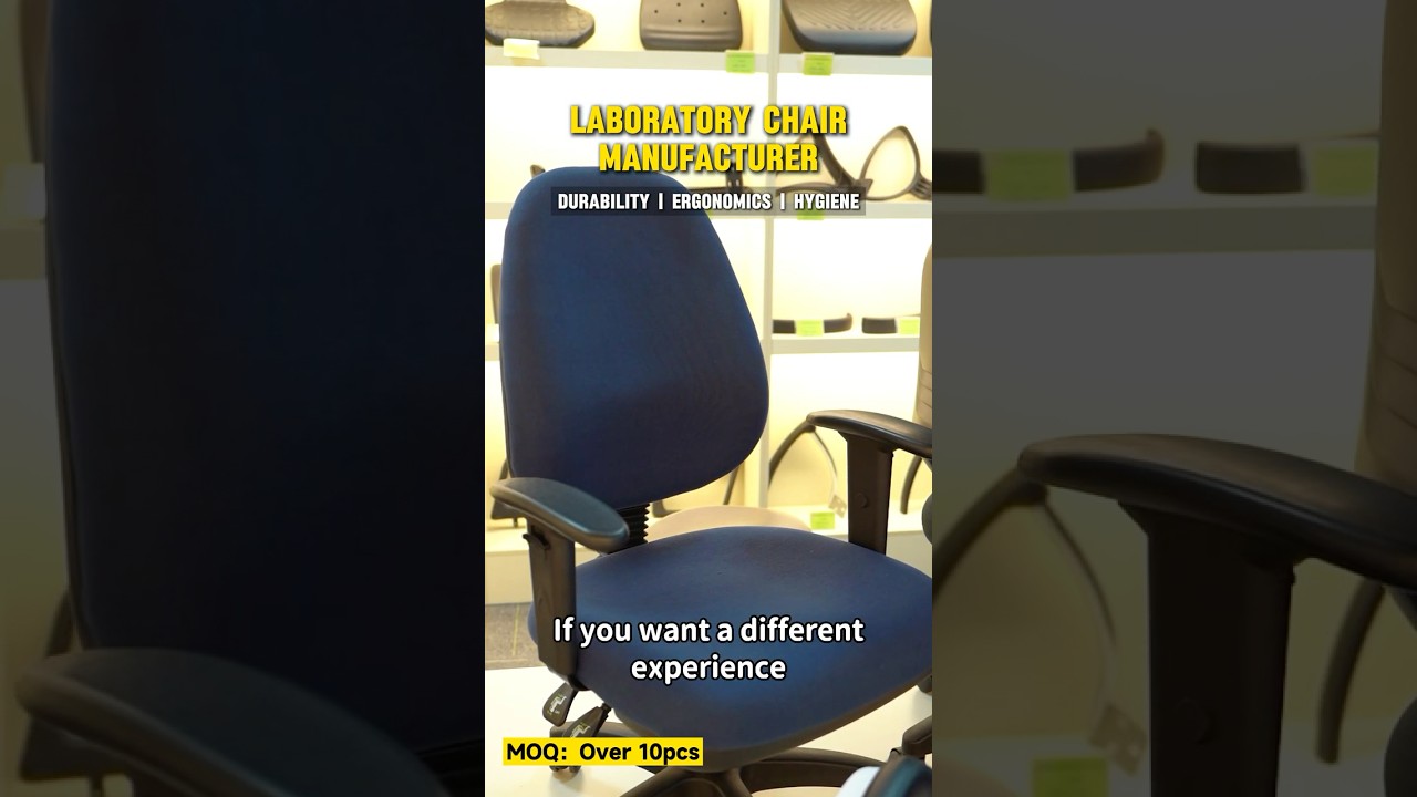 HEWEI provides custom seating solutions for labs to meet cleanliness and anti-static needs. 🛠️