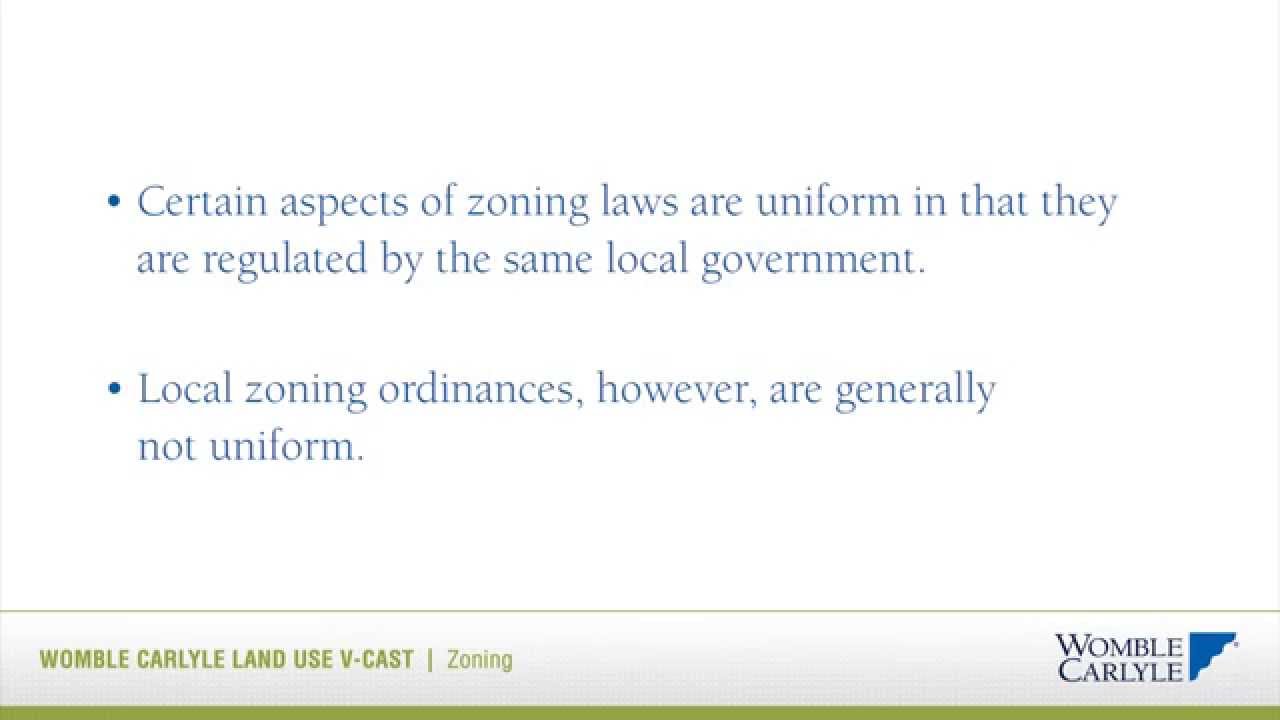 Are zoning laws uniform across North Carolina? YouTube