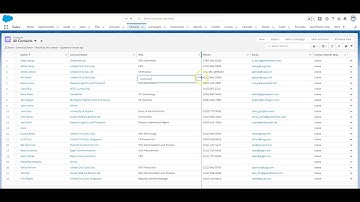 Salesforce End User Training   Inline Editing a List View