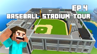 Building a Baseball Stadium in Minecraft - Ep. 4