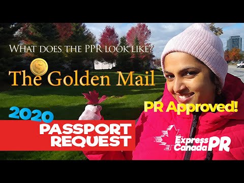 Getting the PPR GOLDEN MAIL | Canada PR VISA Approved! What does it look like and what to do?