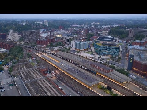 The West Coast Main Line reopens after £43m upgrades across three counties - video from Network Rail